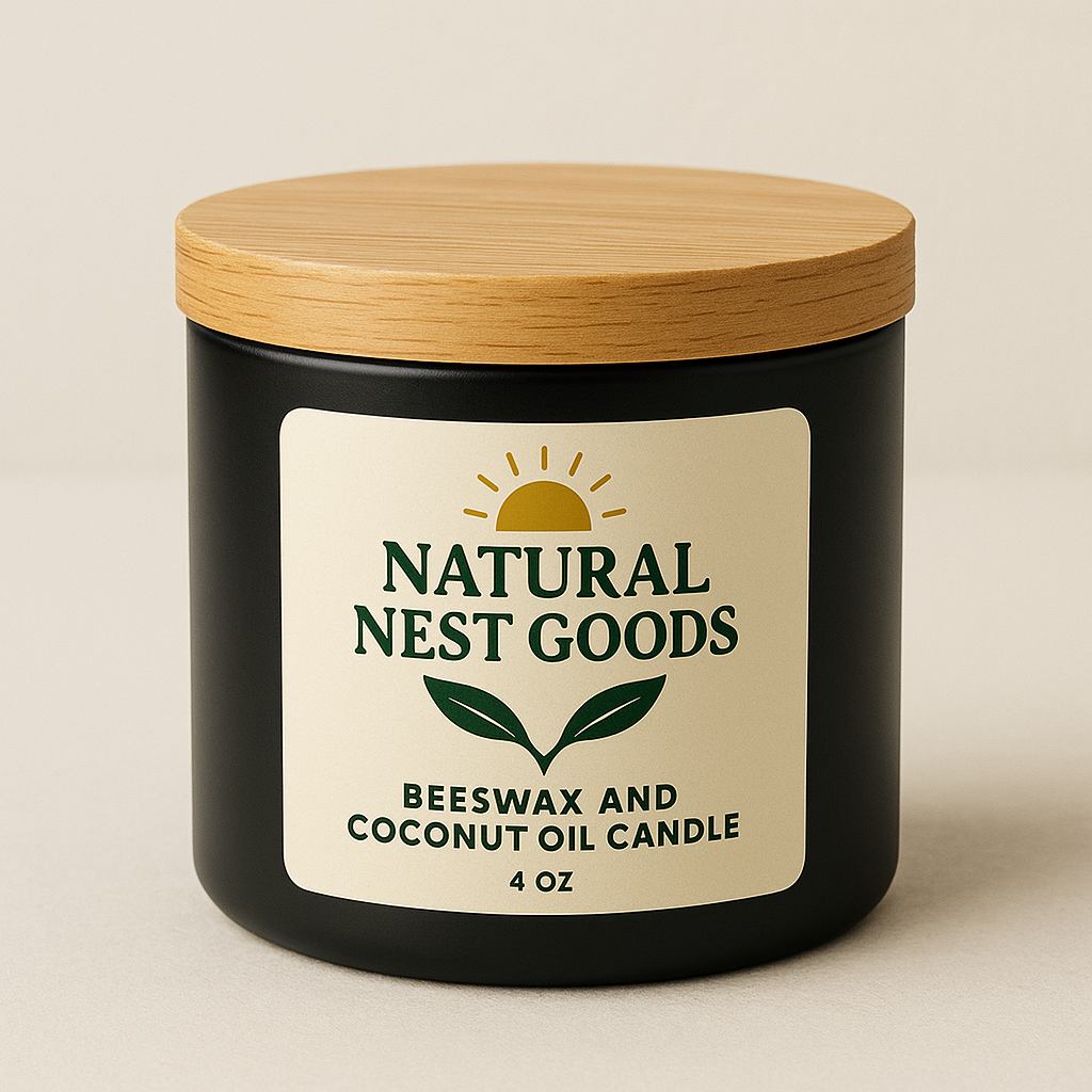 Beeswax & Coconut Oil Candle